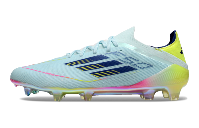 Adidas F50 Elite FG Firm Ground Soccer Cleats - Jade/Blue/Gold/Pink