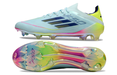 Adidas F50 Elite FG Firm Ground Soccer Cleats - Jade/Blue/Gold/Pink