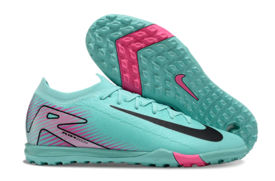Nike Air Zoom Mercurial Vapor 16 Elite TF Artificial Turf Soccer Shoes - Jade/Black/Pink