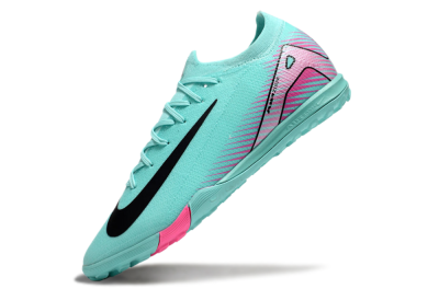 Nike Air Zoom Mercurial Vapor 16 Elite TF Artificial Turf Soccer Shoes - Jade/Black/Pink