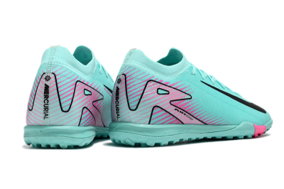 Nike Air Zoom Mercurial Vapor 16 Elite TF Artificial Turf Soccer Shoes - Jade/Black/Pink