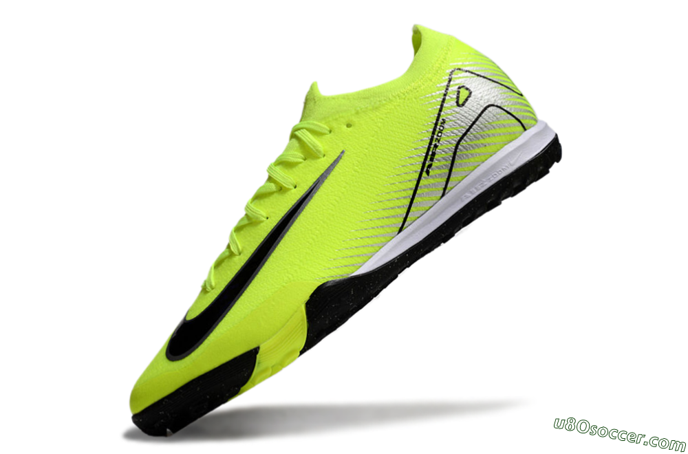 Nike Air Zoom Mercurial Vapor 16 Elite TF Artificial Turf Soccer Shoes - Yellow/Black/Silver 5