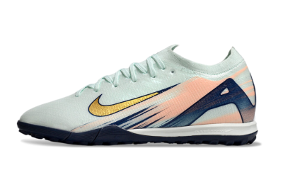 Nike Air Zoom Mercurial Vapor 16 Elite TF Artificial Turf Soccer Shoes - Jade/Gold/Blue
