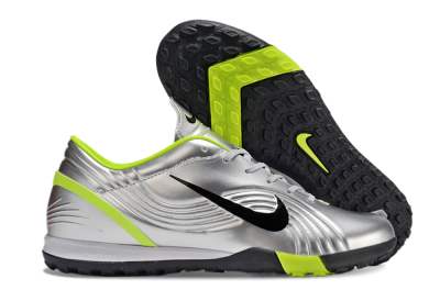 Nike Zoom Mercurial Vapor 1 Rgn SE TF Artificial Turf Soccer Shoes - Silver/Black/Yellow