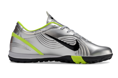 Nike Zoom Mercurial Vapor 1 Rgn SE TF Artificial Turf Soccer Shoes - Silver/Black/Yellow