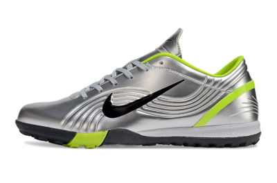 Nike Zoom Mercurial Vapor 1 Rgn SE TF Artificial Turf Soccer Shoes - Silver/Black/Yellow