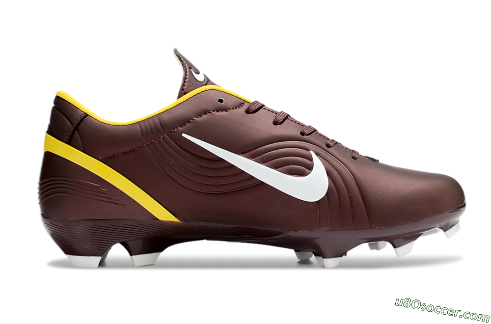 Nike Air Zoom Mercurial Vapor 16 Elite FG Firm Ground Soccer Cleats - Brown/White/Yellow 5