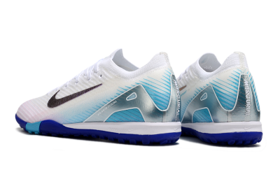 Nike Air Zoom Mercurial Vapor 16 Elite TF Artificial Turf Soccer Shoes - White/Purple/Blue