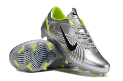 Nike Zoom Mercurial Vapor 1 Rgn SE FG Firm Ground Soccer Cleats - Silver/Black/Yellow