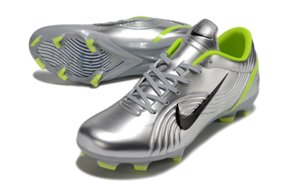 Nike Zoom Mercurial Vapor 1 Rgn SE FG Firm Ground Soccer Cleats - Silver/Black/Yellow