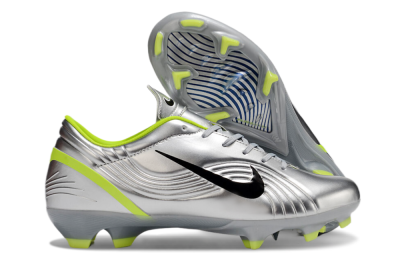 Nike Zoom Mercurial Vapor 1 Rgn SE FG Firm Ground Soccer Cleats - Silver/Black/Yellow