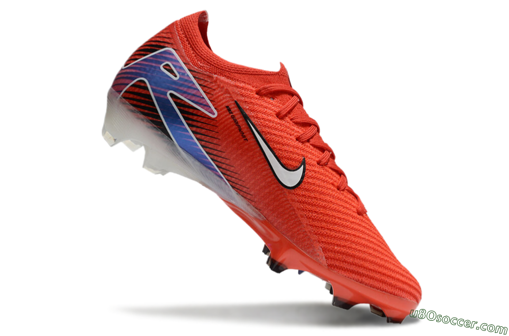 Nike Air Zoom Mercurial Vapor 16 Elite FG Firm Ground Soccer Cleats - Red/White/Blue 4