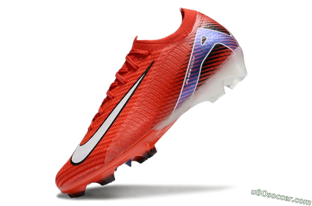 Nike Air Zoom Mercurial Vapor 16 Elite FG Firm Ground Soccer Cleats - Red/White/Blue 5