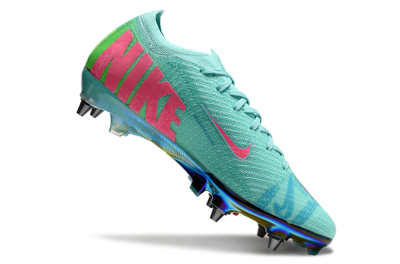 Nike Air Zoom Mercurial Vapor 16 Elite SG Soft Ground Soccer Cleats - Jade/Pink/Gold