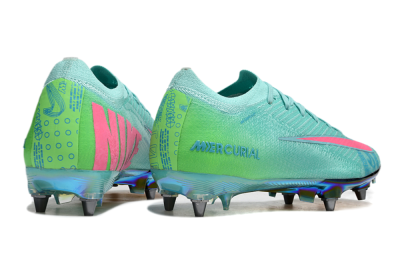 Nike Air Zoom Mercurial Vapor 16 Elite SG Soft Ground Soccer Cleats - Jade/Pink/Gold