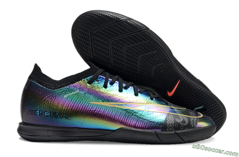 Nike Air Zoom Mercurial Vapor 16 Elite IC Indoor & Futsal Soccer Shoes - Laser/Black/Yellow 1