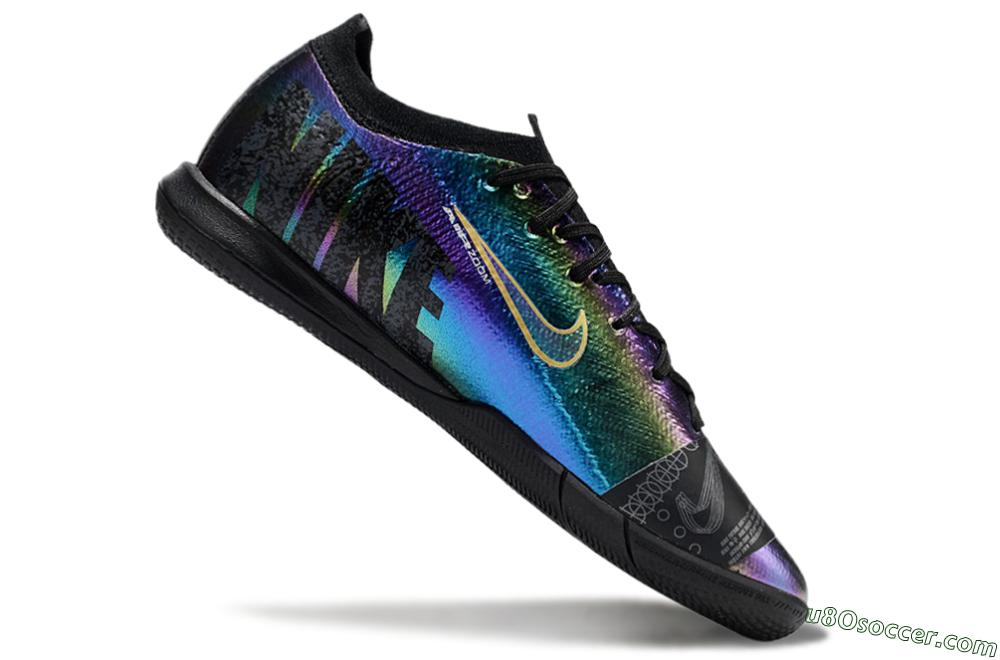 Nike Air Zoom Mercurial Vapor 16 Elite IC Indoor & Futsal Soccer Shoes - Laser/Black/Yellow 4