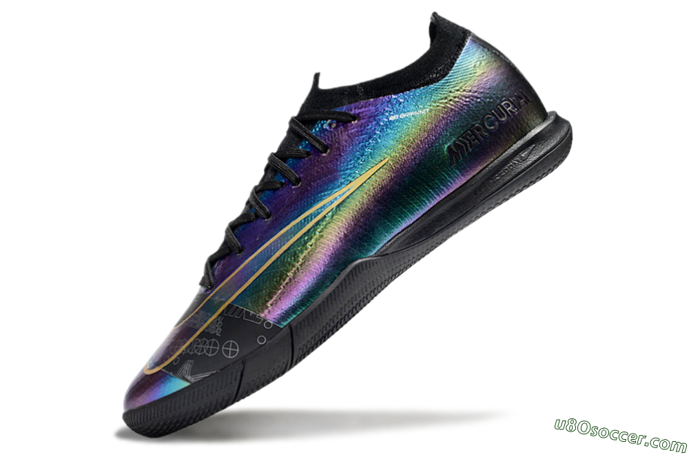 Nike Air Zoom Mercurial Vapor 16 Elite IC Indoor & Futsal Soccer Shoes - Laser/Black/Yellow 5
