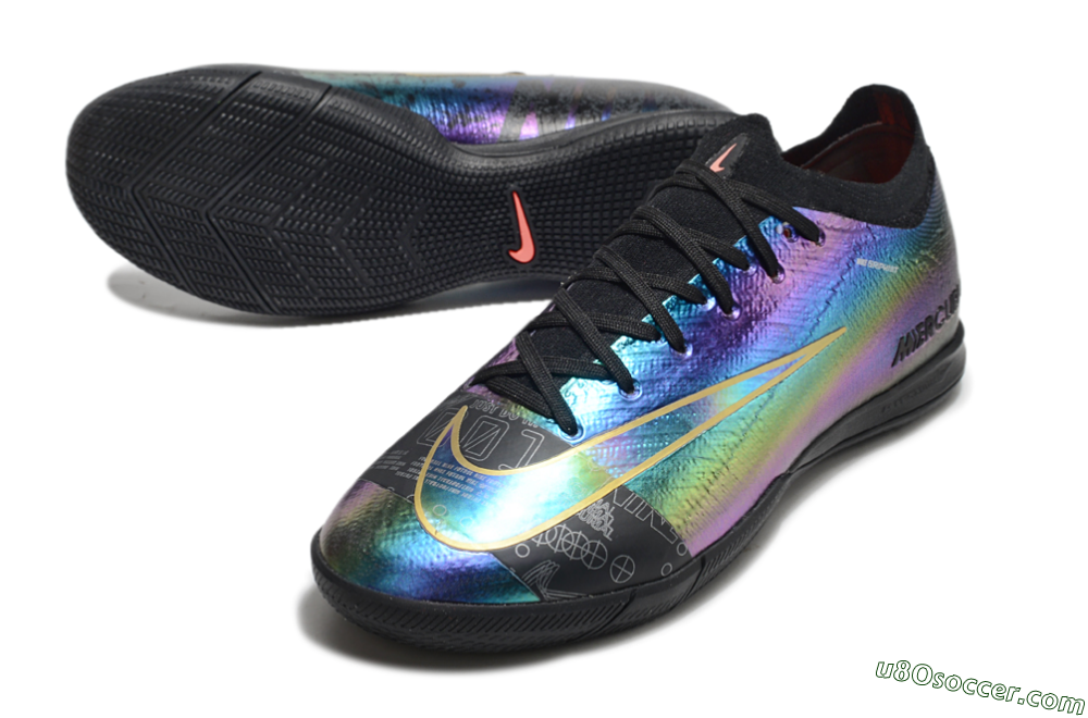 Nike Air Zoom Mercurial Vapor 16 Elite IC Indoor & Futsal Soccer Shoes - Laser/Black/Yellow 3