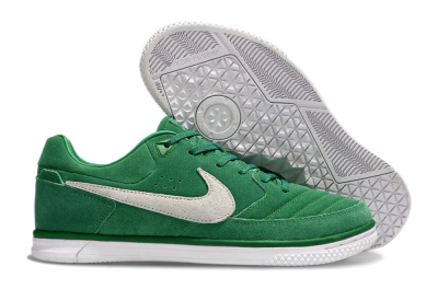 Nike Street Gato IC Indoor & Futsal Soccer Shoes - Green/Grey/White