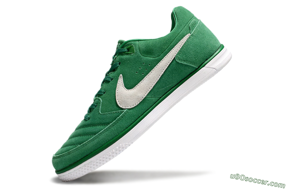 Nike Street Gato IC Indoor & Futsal Soccer Shoes - Green/Grey/White 5