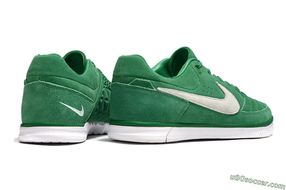 Nike Street Gato IC Indoor & Futsal Soccer Shoes - Green/Grey/White 6