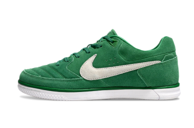 Nike Street Gato IC Indoor & Futsal Soccer Shoes - Green/Grey/White