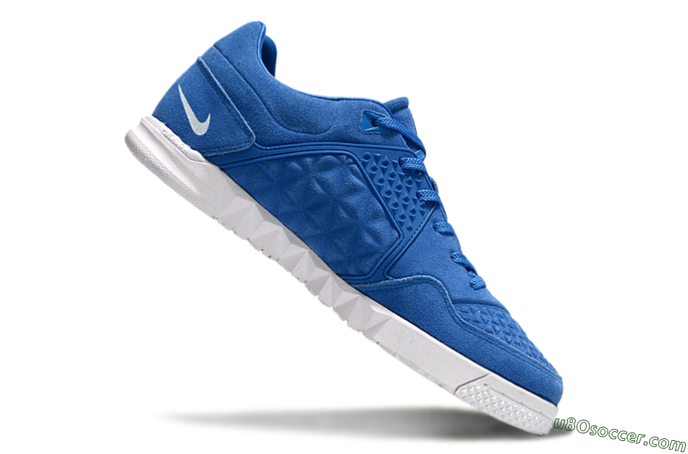 Nike Street Gato IC Indoor & Futsal Soccer Shoes - Blue/White 4