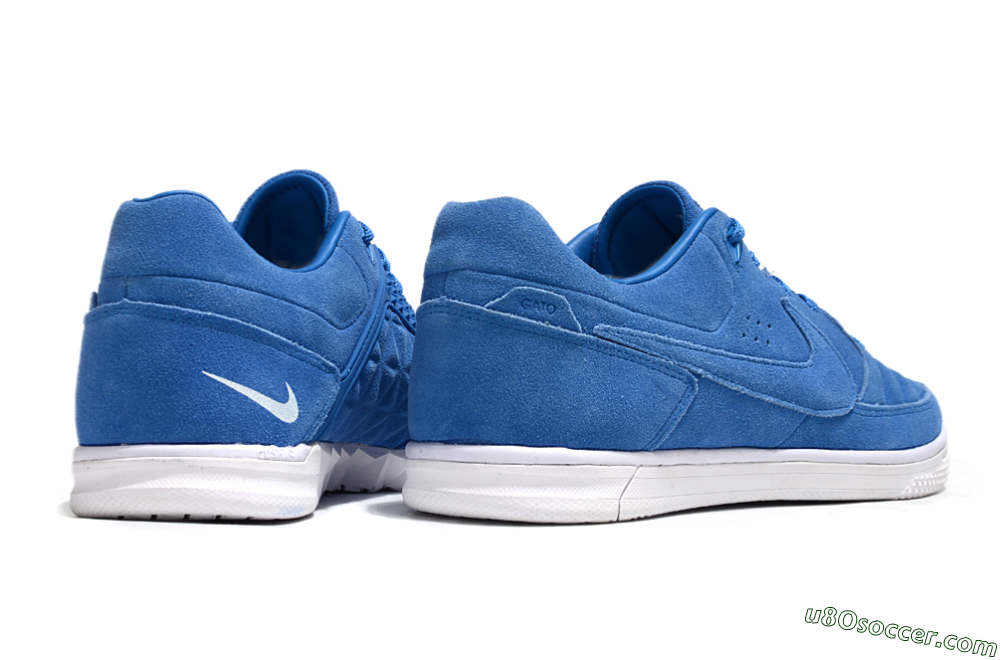Nike Street Gato IC Indoor & Futsal Soccer Shoes - Blue/White 6