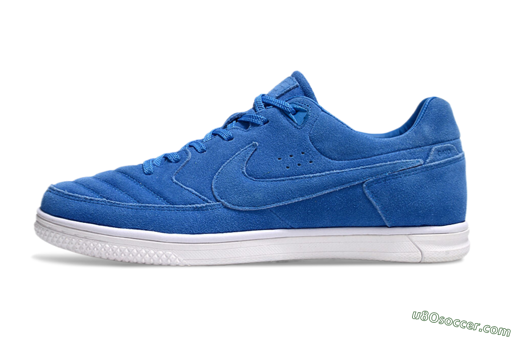 Nike Street Gato IC Indoor & Futsal Soccer Shoes - Blue/White 2