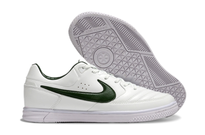 Nike Street Gato IC Indoor & Futsal Soccer Shoes - White/Green