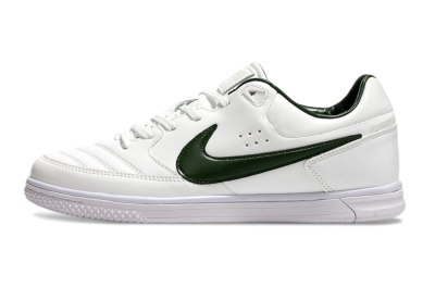 Nike Street Gato IC Indoor & Futsal Soccer Shoes - White/Green