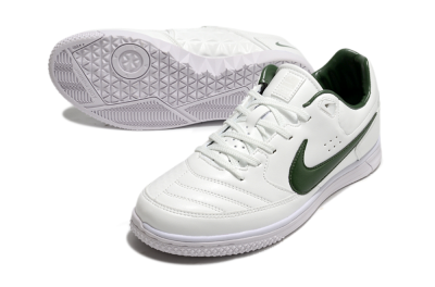 Nike Street Gato IC Indoor & Futsal Soccer Shoes - White/Green