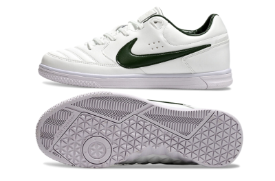 Nike Street Gato IC Indoor & Futsal Soccer Shoes - White/Green