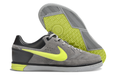 Nike Street Gato IC Indoor & Futsal Soccer Shoes - Grey/Yellow/Black