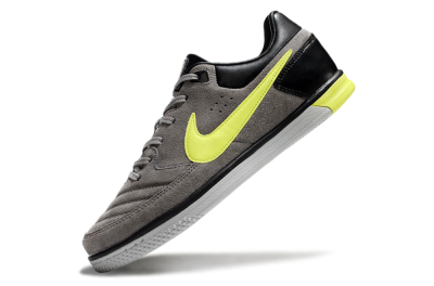 Nike Street Gato IC Indoor & Futsal Soccer Shoes - Grey/Yellow/Black