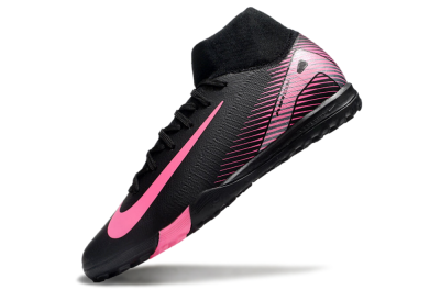 Nike Air Zoom Mercurial Superfly 10 Elite TF Artificial Turf Soccer Shoes - Black/Pink