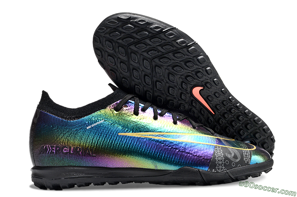Nike Air Zoom Mercurial Vapor 16 Elite TF Artificial Turf Soccer Shoes - Laser/Black/Yellow 1
