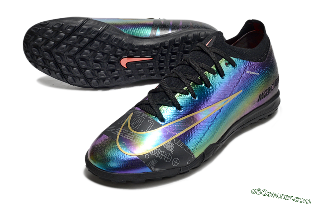 Nike Air Zoom Mercurial Vapor 16 Elite TF Artificial Turf Soccer Shoes - Laser/Black/Yellow 3