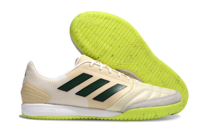 Adidas Competition Top IC Indoor & Futsal Soccer Shoes - Brown/Green/White