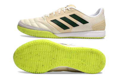Adidas Competition Top IC Indoor & Futsal Soccer Shoes - Brown/Green/White
