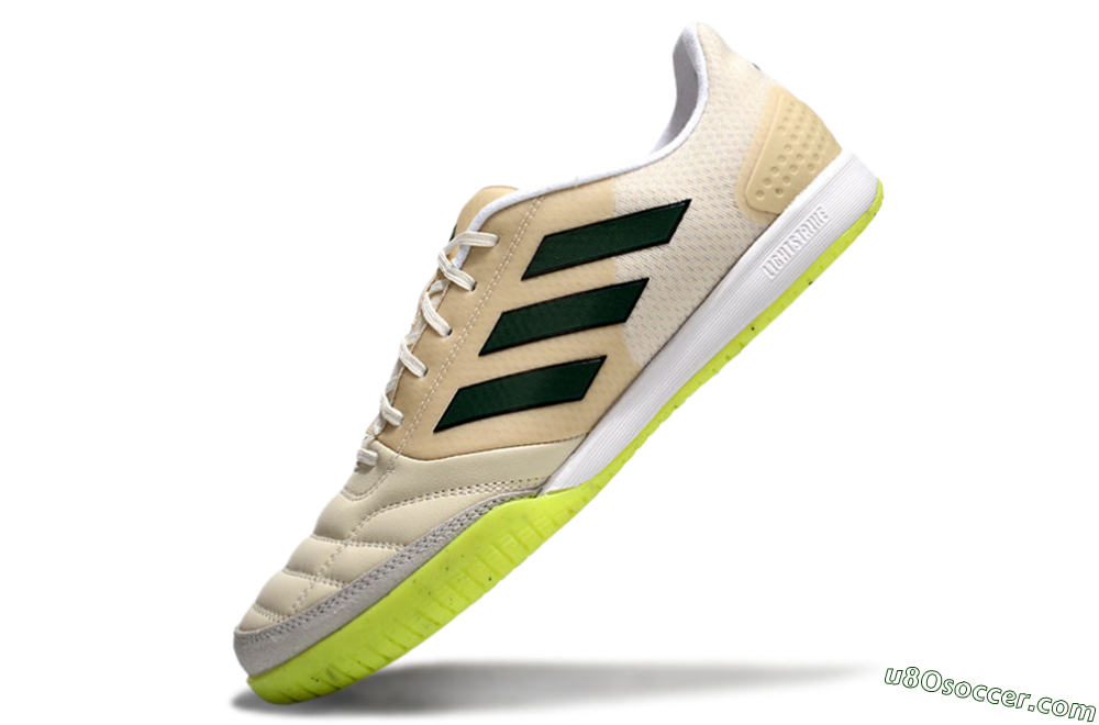 Adidas Competition Top IC Indoor & Futsal Soccer Shoes - Brown/Green/White 5