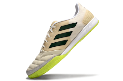 Adidas Competition Top IC Indoor & Futsal Soccer Shoes - Brown/Green/White