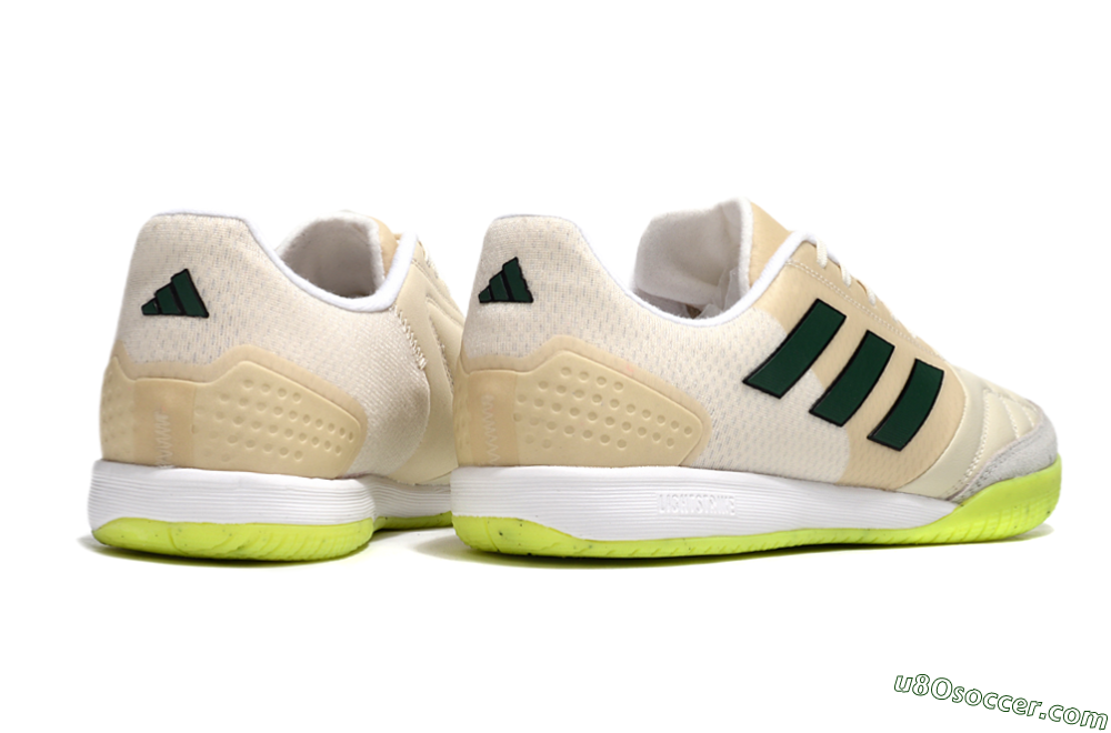 Adidas Competition Top IC Indoor & Futsal Soccer Shoes - Brown/Green/White 6