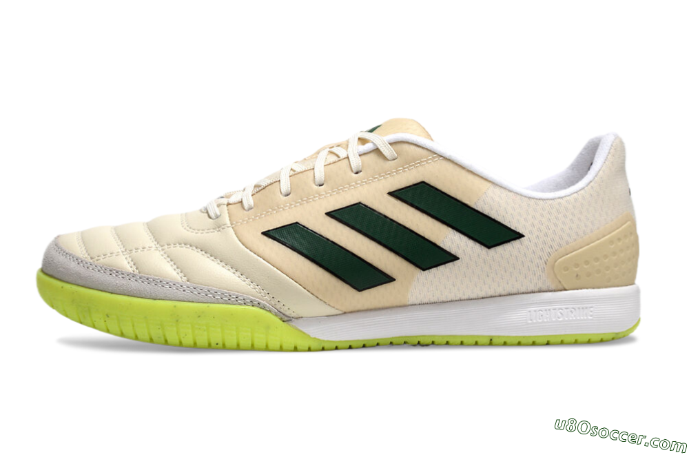 Adidas Competition Top IC Indoor & Futsal Soccer Shoes - Brown/Green/White 2