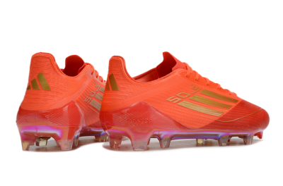 Adidas F50 Elite FG Firm Ground Soccer Cleats - Red/Gold