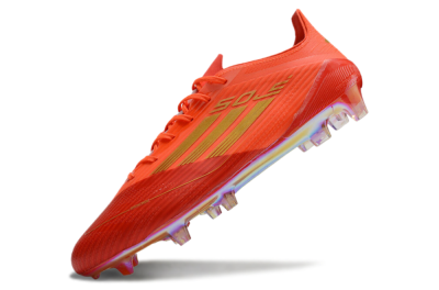 Adidas F50 Elite FG Firm Ground Soccer Cleats - Red/Gold
