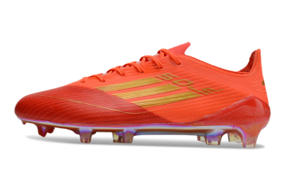 Adidas F50 Elite FG Firm Ground Soccer Cleats - Red/Gold