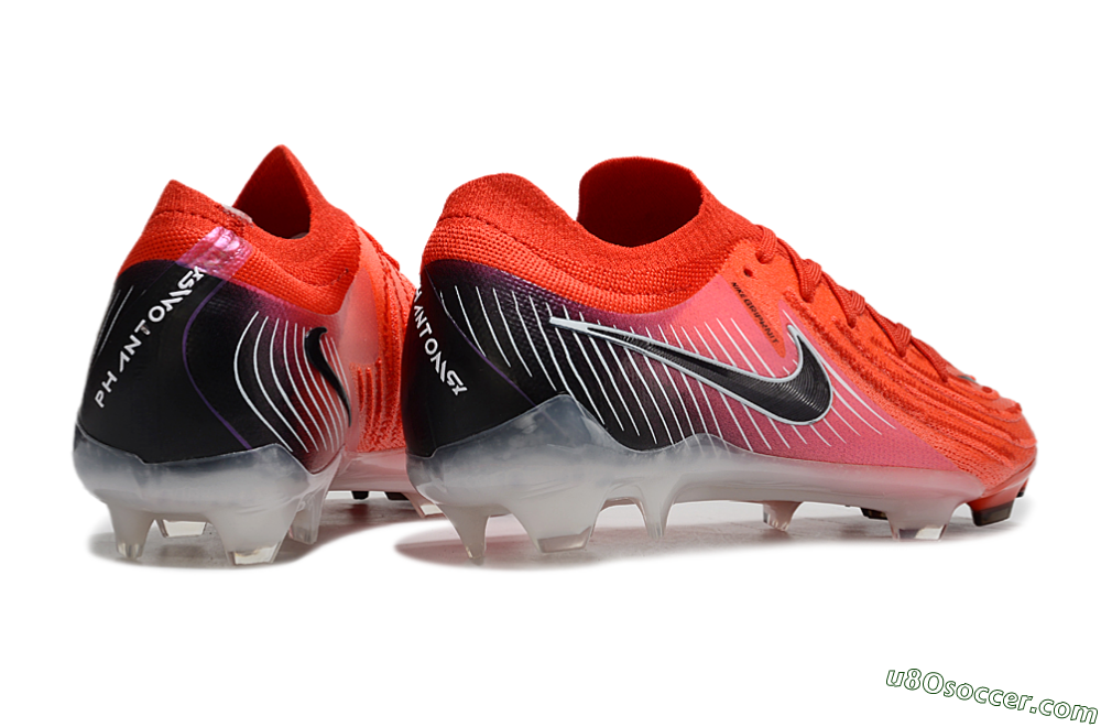 Nike Phantom Luna Elite NU FG Firm Ground Soccer Cleats - Red/Black/White 6