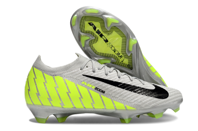 Nike Air Zoom Mercurial Vapor 16 Elite FG Firm Ground Soccer Cleats - Grey/Black/Yellow